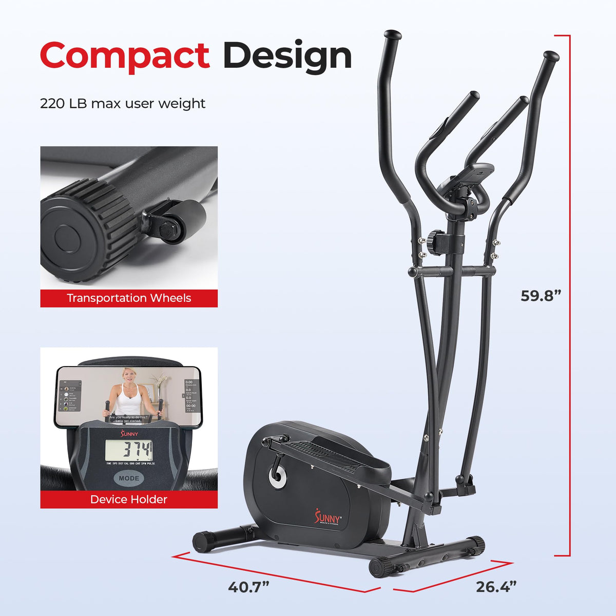 Health & Fitness Stepping Elliptical Machine