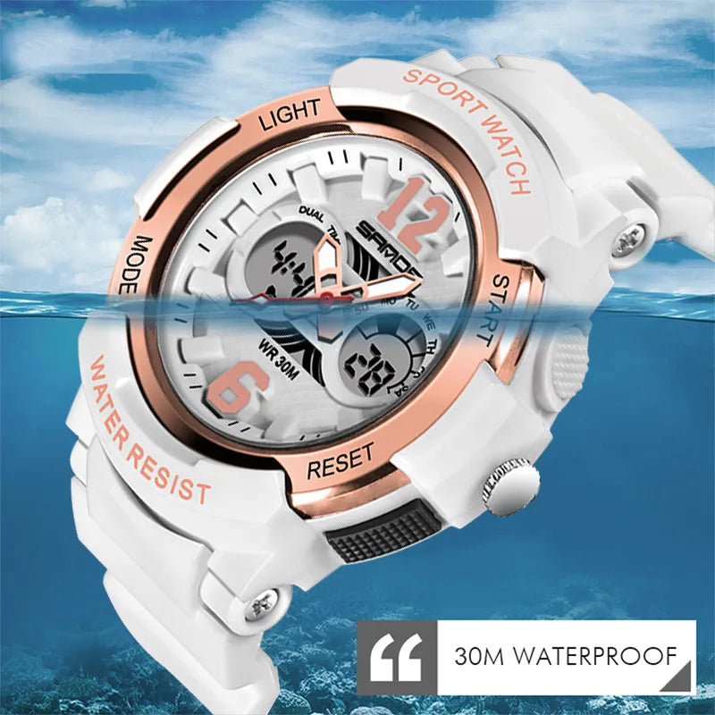 Women Sports Watch G Waterproof Digital