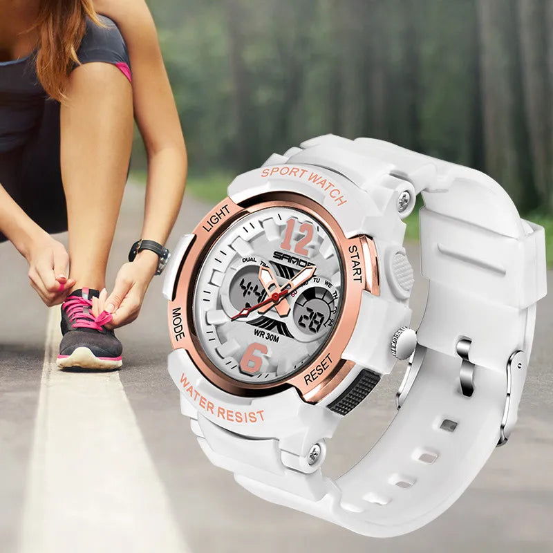 Women Sports Watch G Waterproof Digital