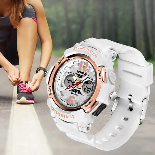 Women Sports Watch G Waterproof Digital