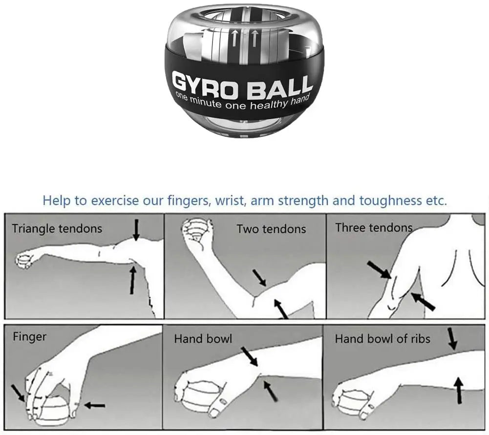 Power Wrist Ball Self Start Gyroscopic