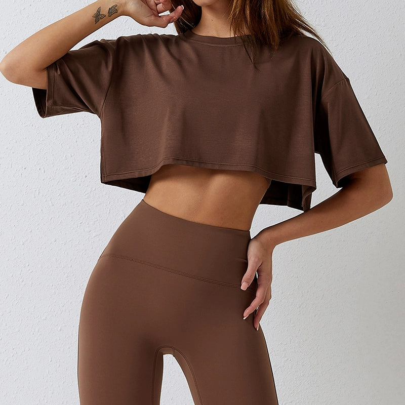 Short-Sleeved Blouse Outdoor Exercise