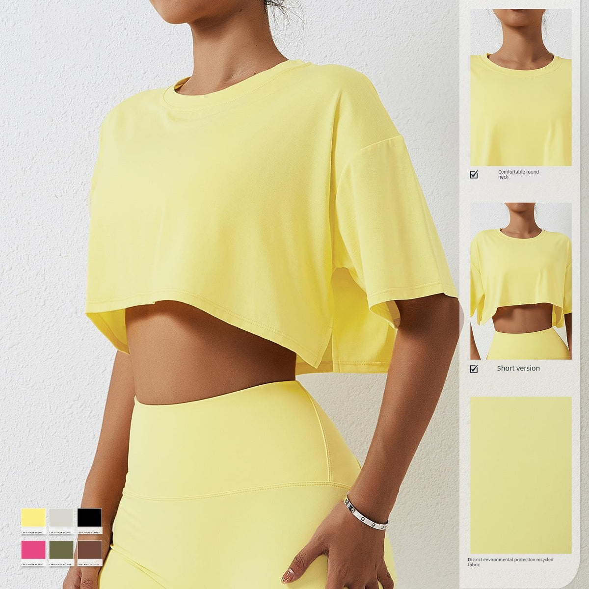 Short-Sleeved Blouse Outdoor Exercise