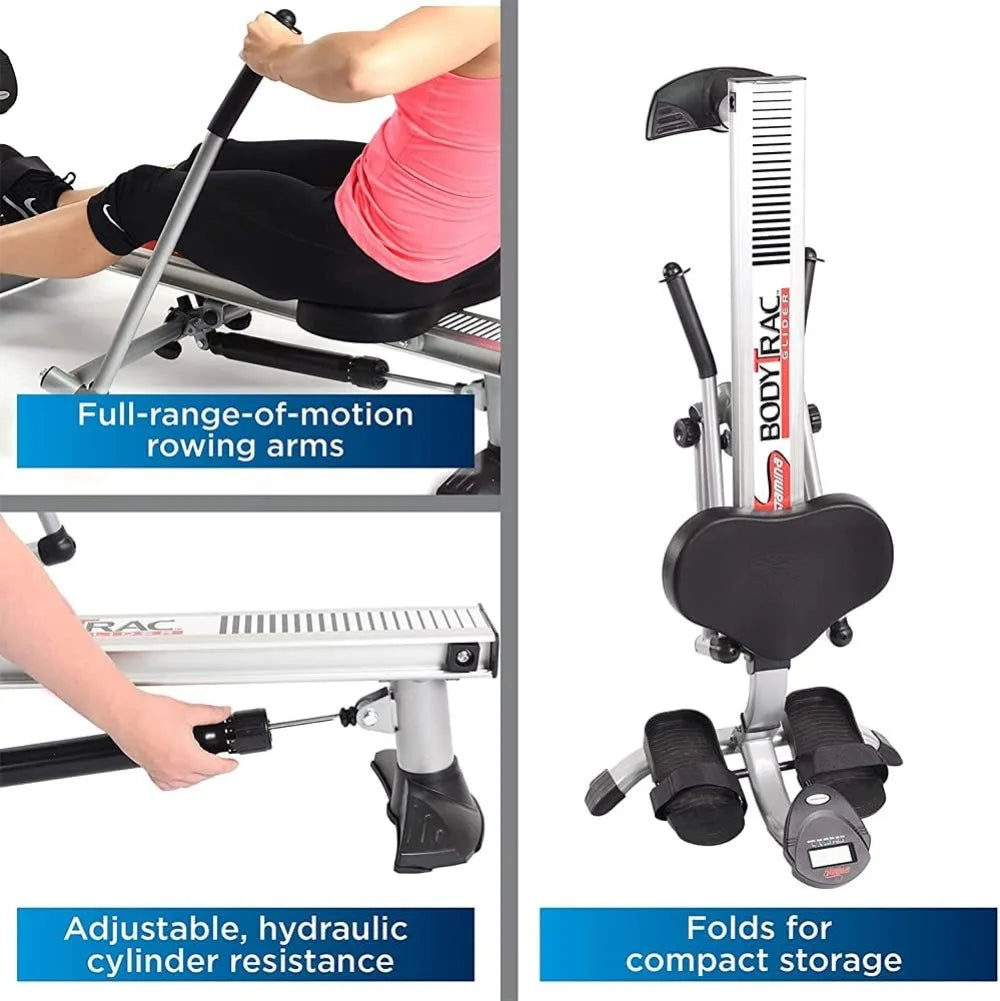 Glider Hydraulic Rowing Machine