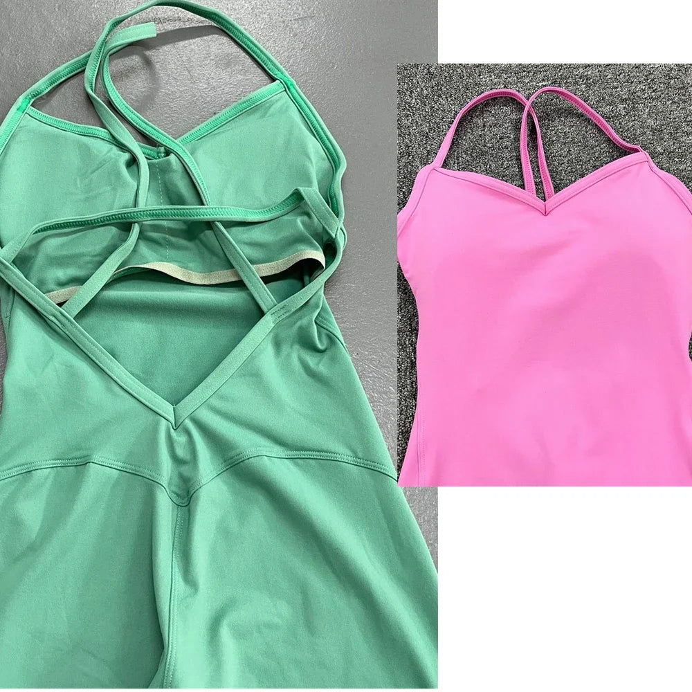 Women Athleisure Fitness Bodysuit