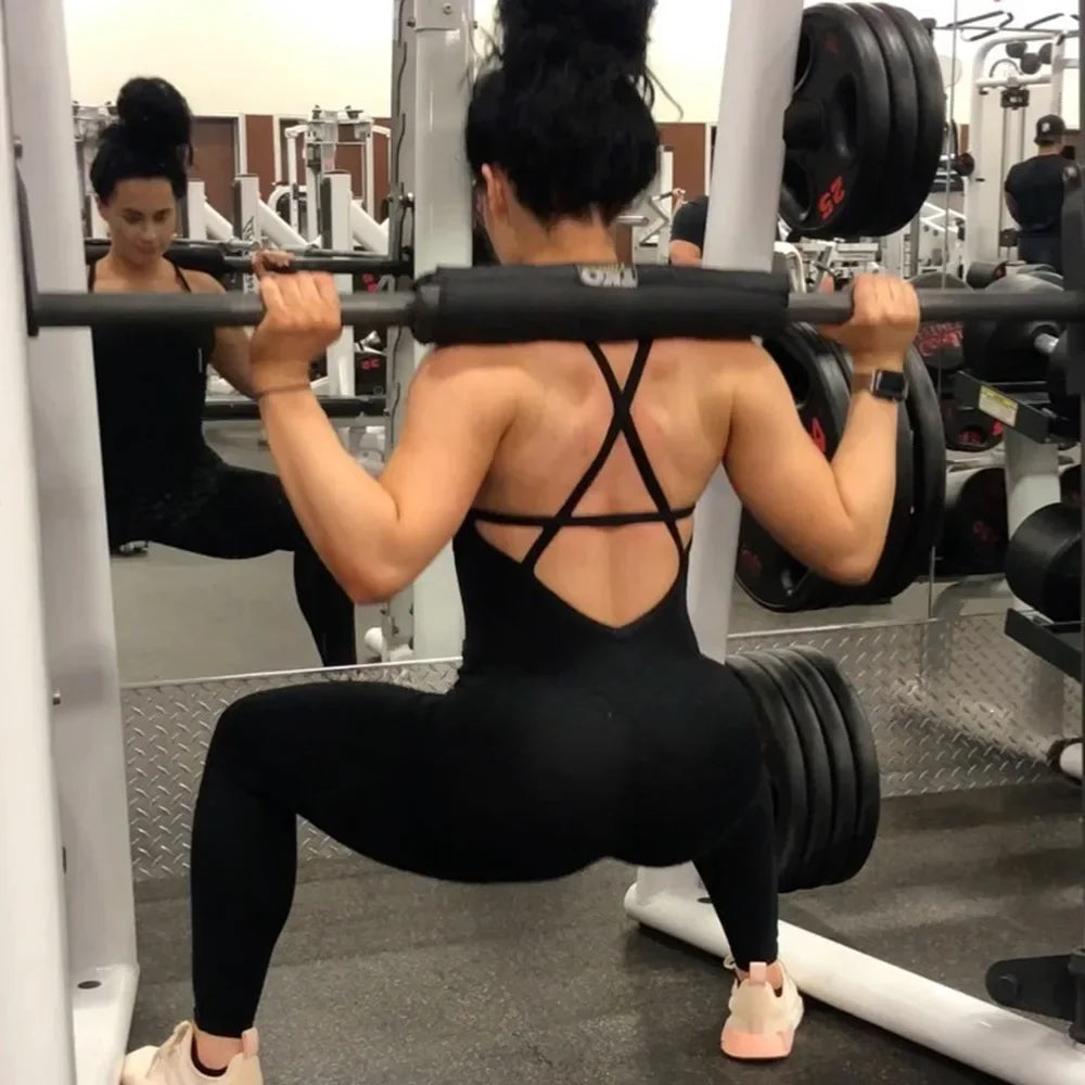 Women Athleisure Fitness Bodysuit