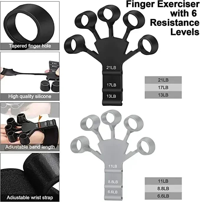 Silicone Grip Finger Training and Exercise