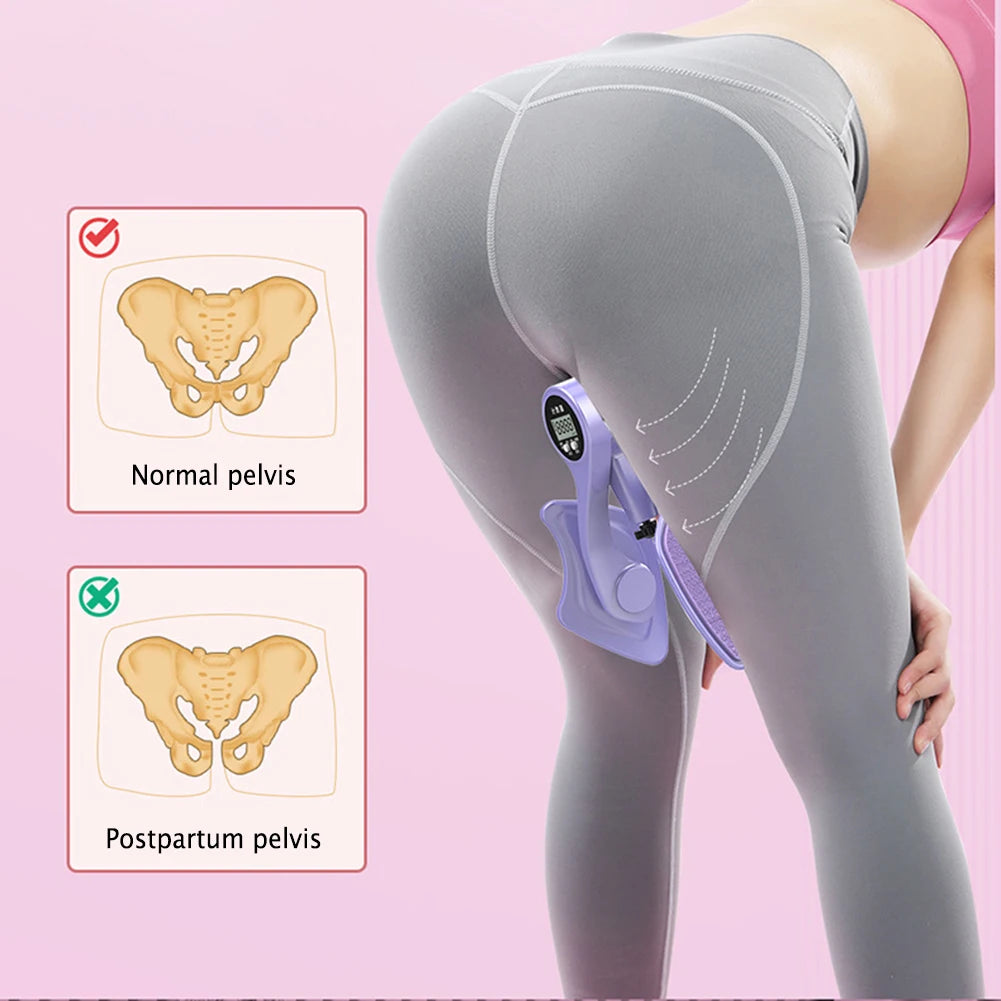 Hip Trainer Leg Trainers Pelvic with Digital Counter Floor Muscle